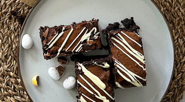 Brownie with Mini Eggs
