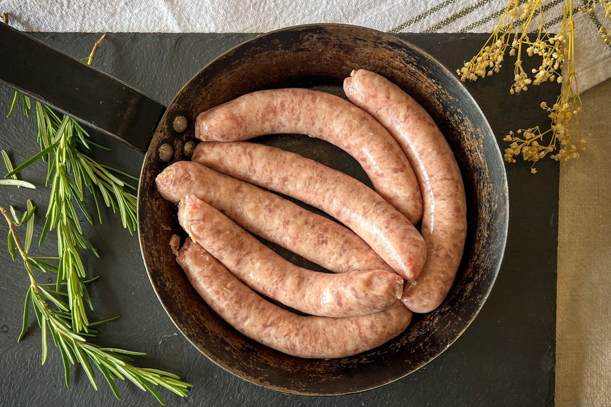 Farmhouse Sausages (pack of 6) The Hosts Pantry