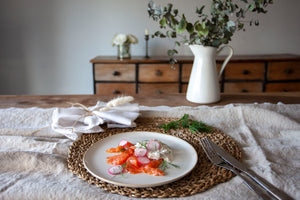 Cured Salmon with Creme Fraiche