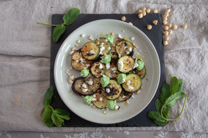 Griddled Courgette and Aubergine