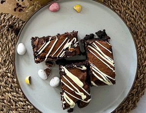 Brownie with Mini Eggs 