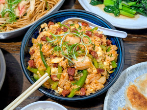 Fragrant Knives Feast Box Scallops & Chorizo fried rice