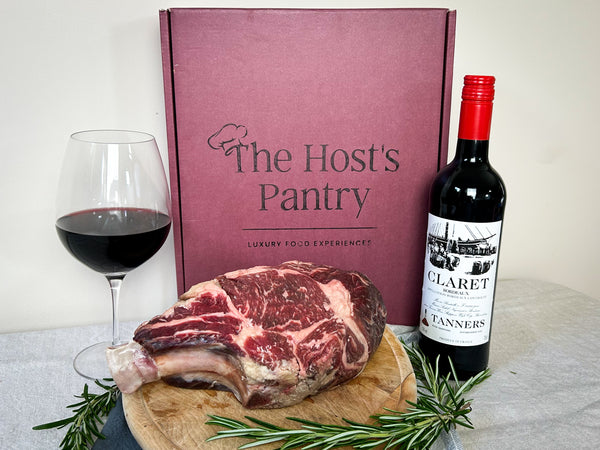 Galician Prime Rib & Bottle of Tanners Claret Father's Day Hamper