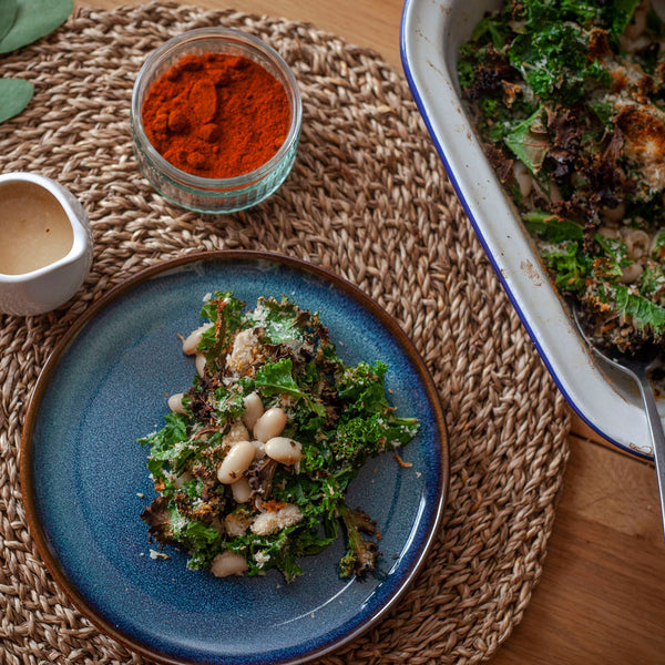 Cannelini Beans with Kale 