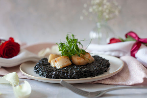 Squid Ink Risotto Recipe Box 